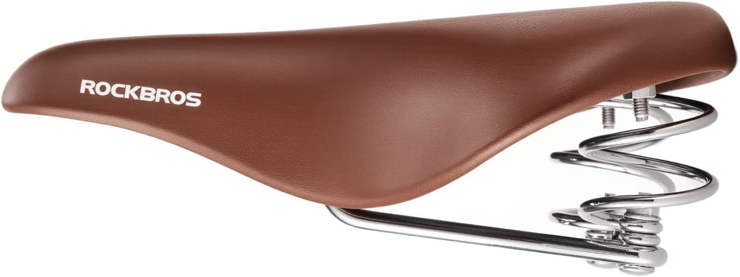 ROCKBROS Bicycle Saddle Gel Wide Soft Bike Seat Cushion Comfort Shock-Absorbing