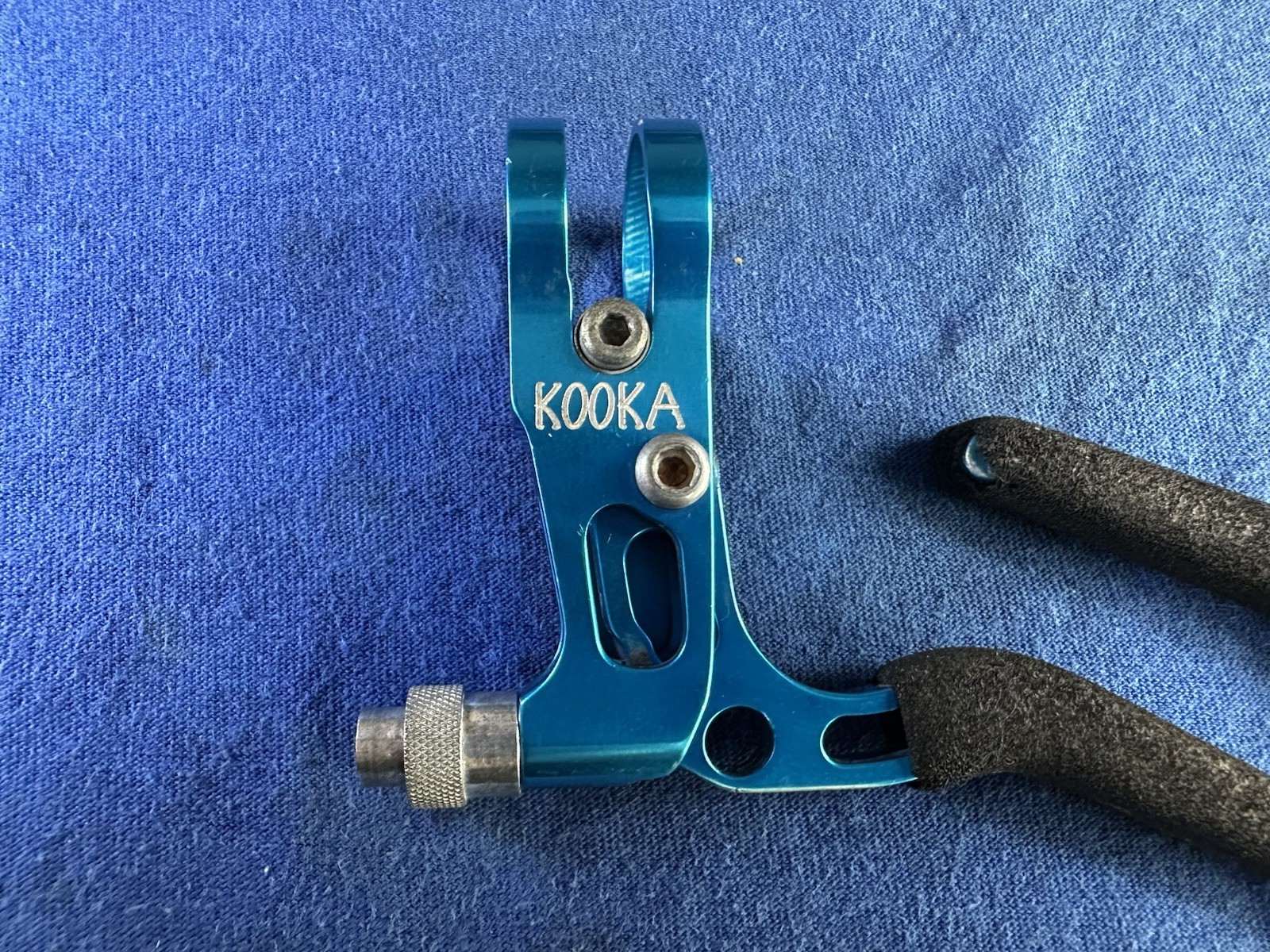 Vintage Kooka Brake Levers Turquoise Anodize