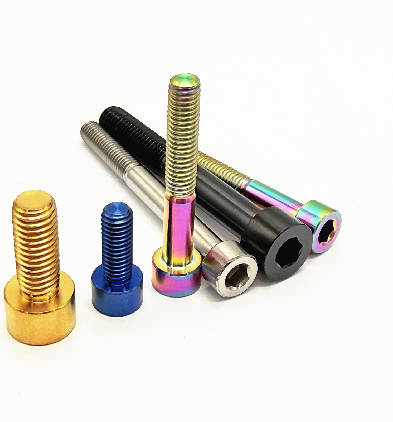 Titanium Bolt M10x20 25 30 35 40 45 50 55 60mm Socket Cap Hex Screws GR5