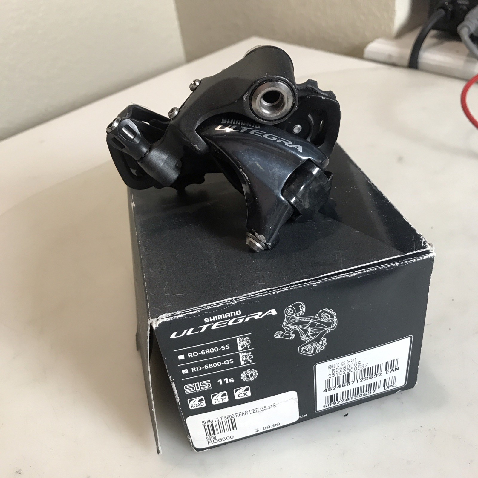 Shimano Ultegra 11 Speed Rear Derailleur RD-6800 Short Cage Road