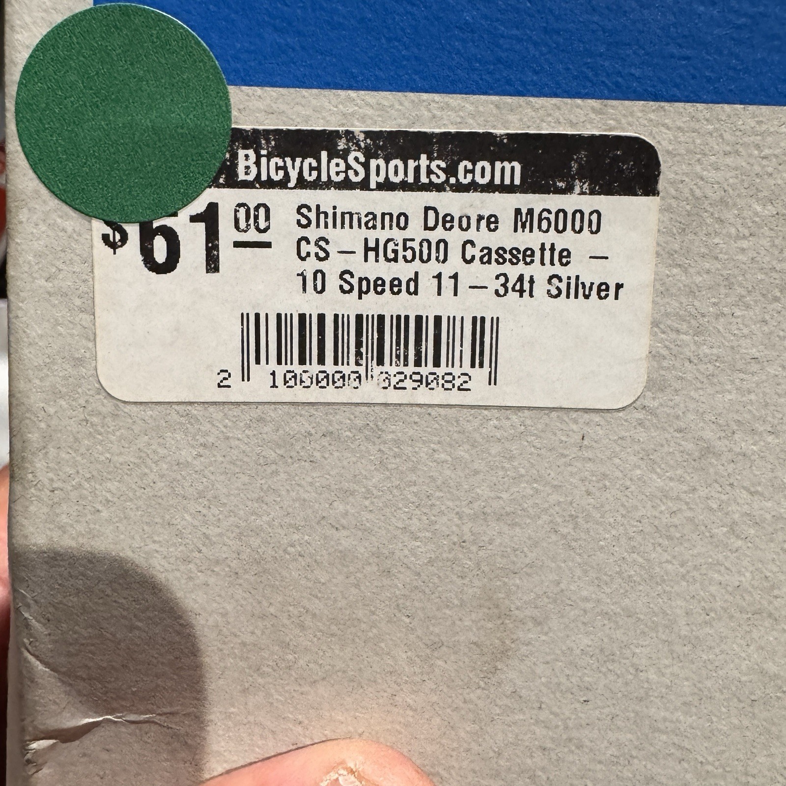 Shimano CS-HG500, 10 Speed Cassette 11-34, – Silver, HG