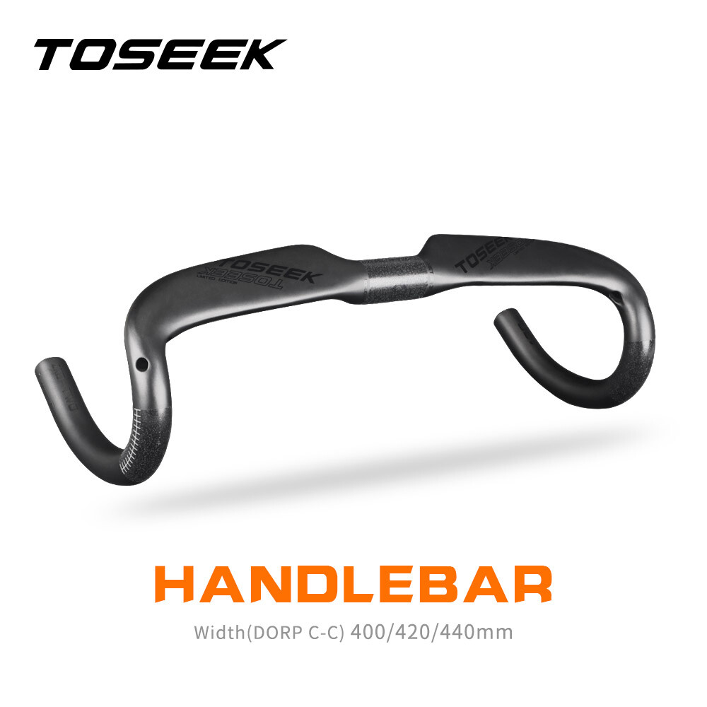 Carbon Fiber Bicycle Handlebar Road Bike Racing Aero Drop Bar 31.8*400/420/440mm