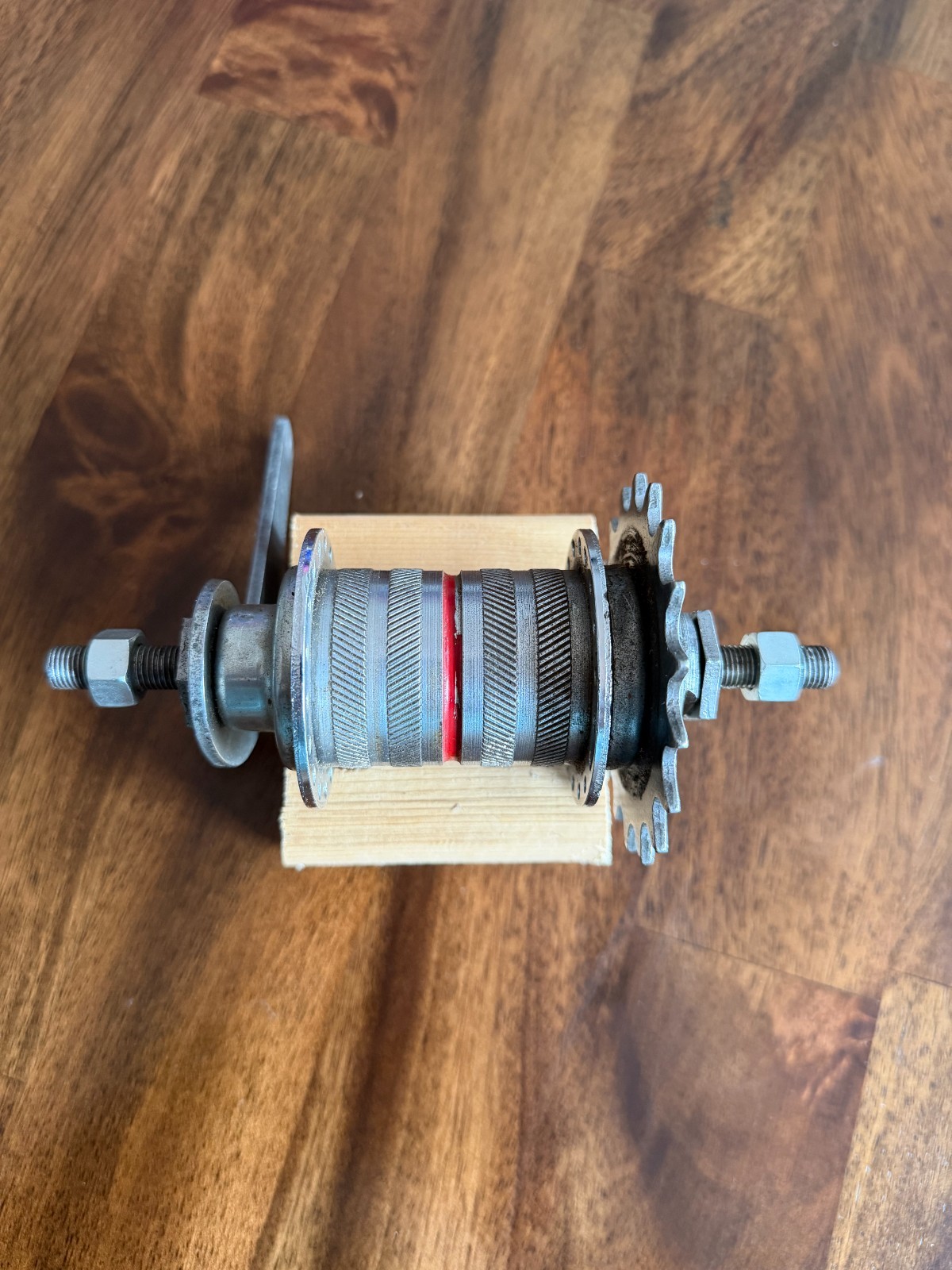 Old School Bendix Red Stripe 36h Rear Coaster Brake Hub