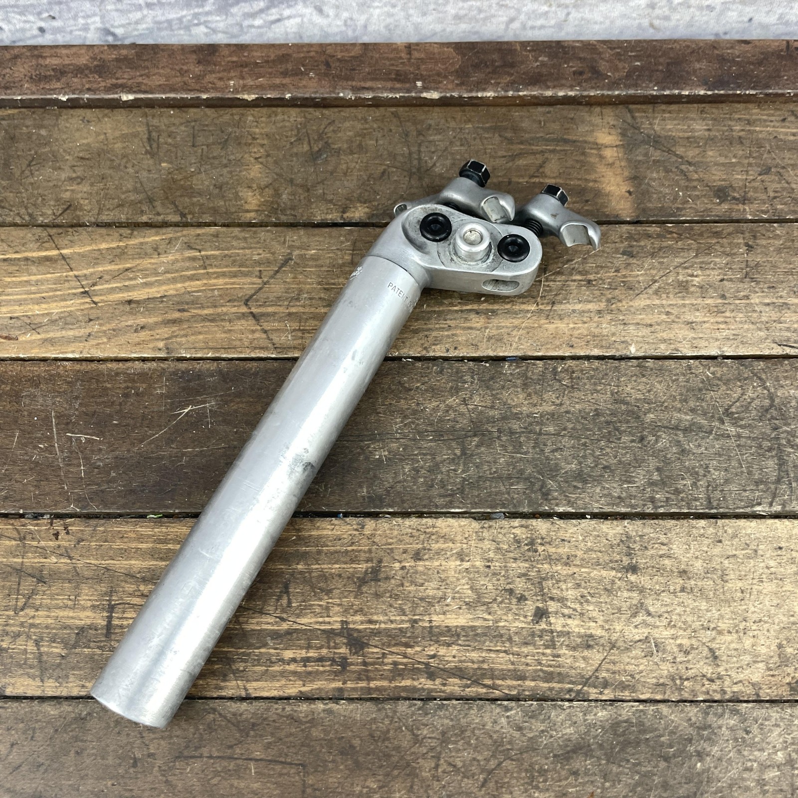 Vintage Campagnolo Seatpost 25mm French Silver Alloy 200mm Road Parts Only