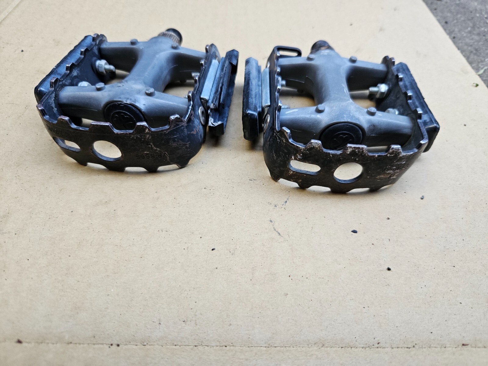 Vintage Hung Kuang VP-866S Mountain Bike Platform Pedals 9/16″ (Deore XT clone)