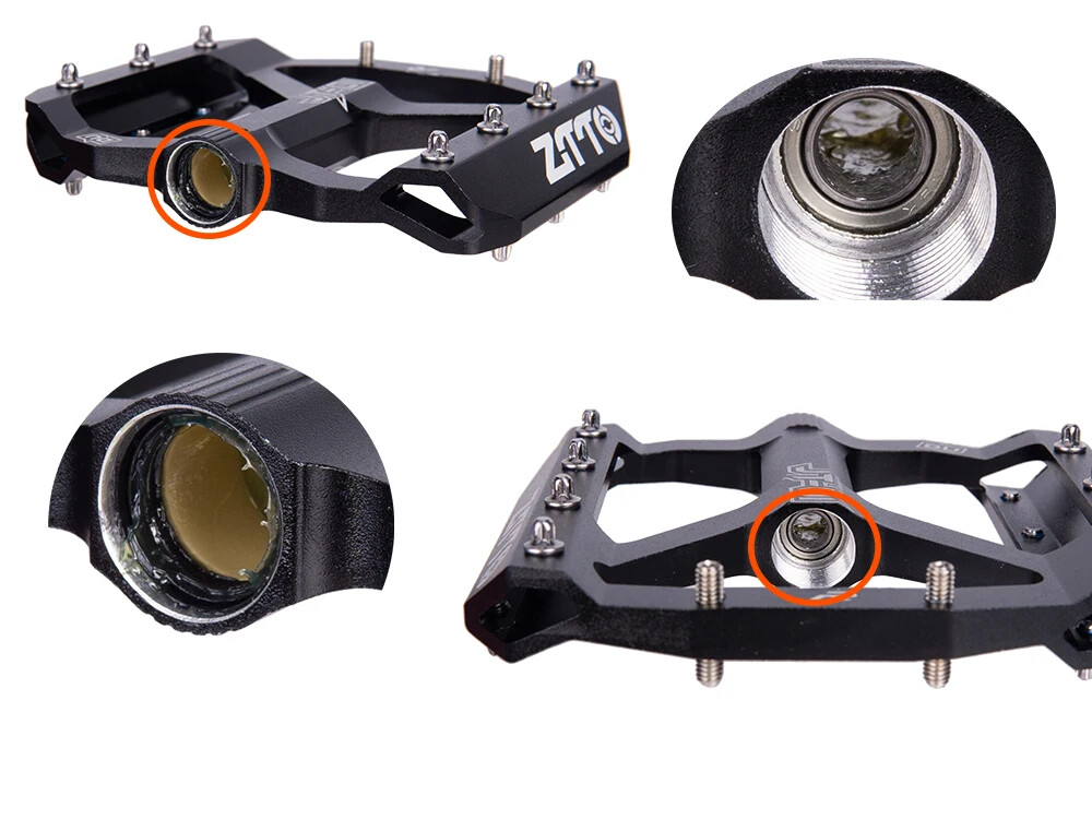 Cycling Pedals DU Sealed Bearing Ultralight Aluminum Alloy Footboard Anti-Slip