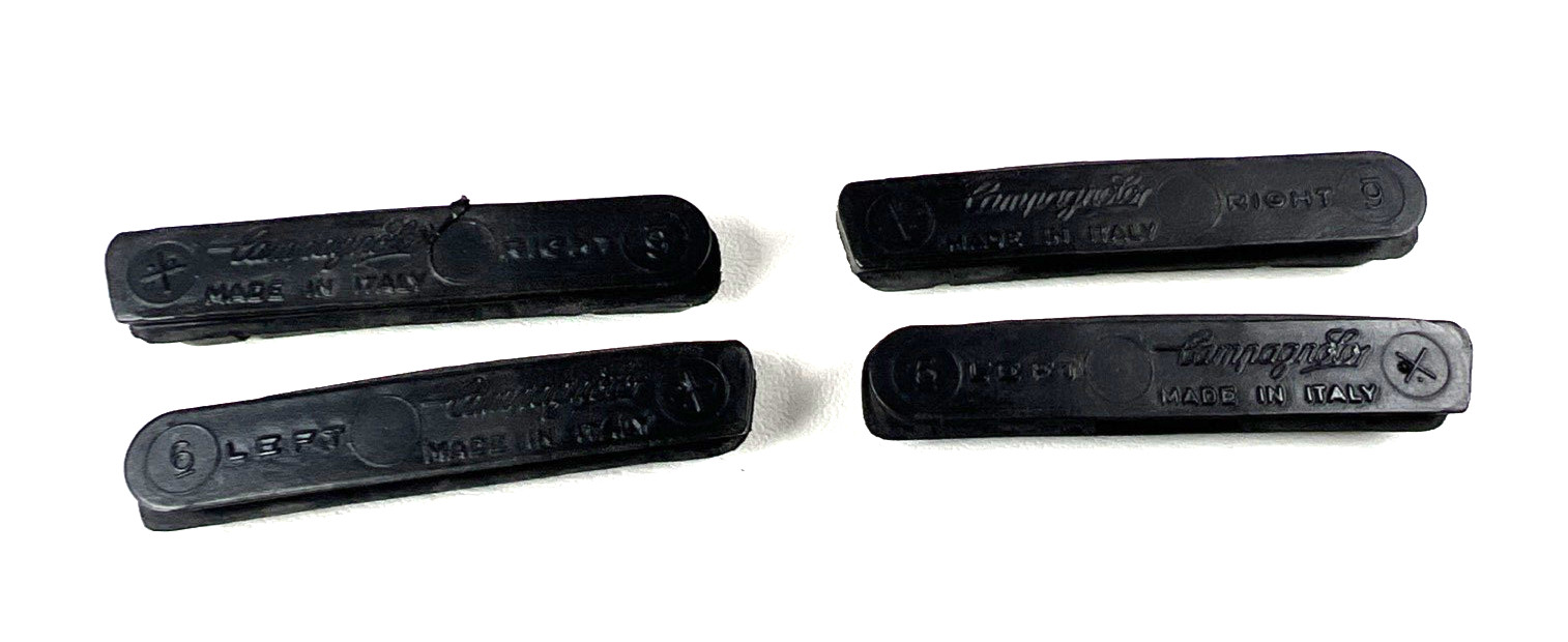 Set of 8 Campagnolo Brake Pad Inserts – Made in Italy