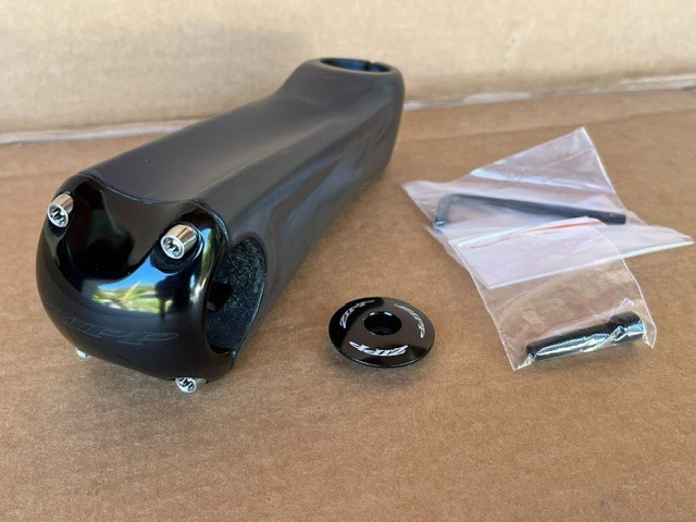 Zipp SL Sprint 140mm carbon stem, road race bicycle, new 31.8