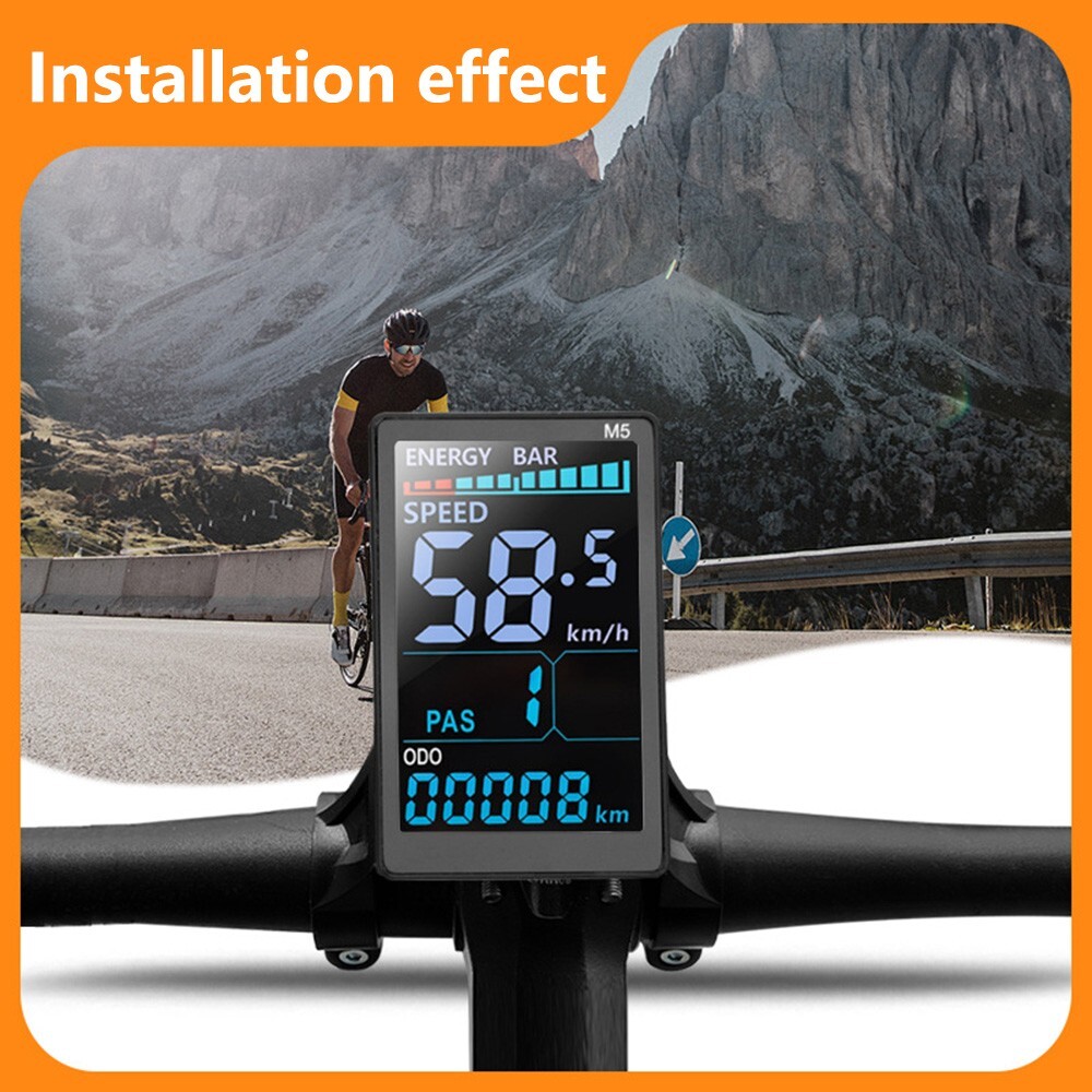 Ebike LCD Display Screen Meter M5 Speed Controller For MTB Electric Bicycle