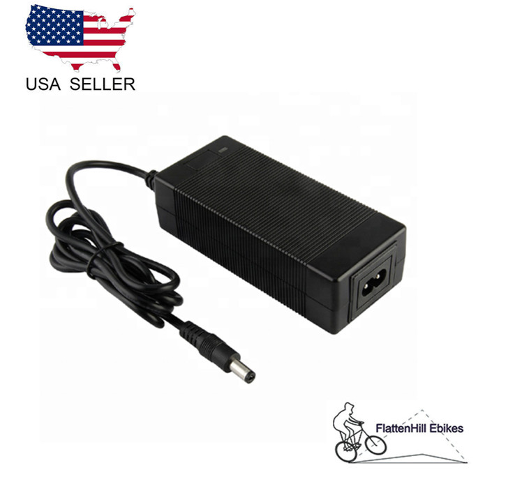 48V 2A Li-ion Lithium Battery Charger 54.6V/2A 13S DC5.5×2.1mm plug