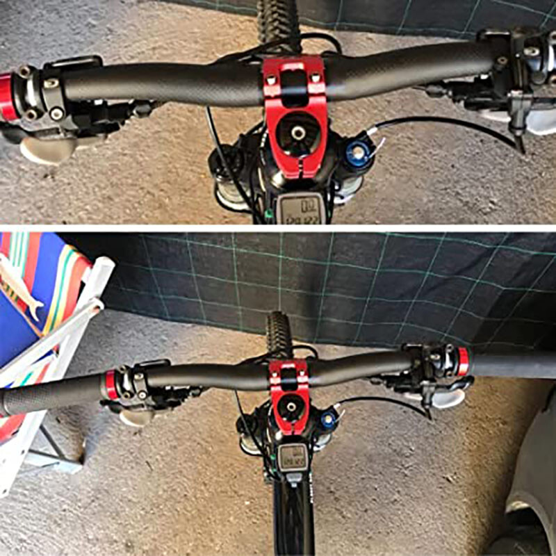 25.4 Carbon MTB Handlebar Riser Bar Mountain Bike Bicycle Handle Bar 3K Glossy