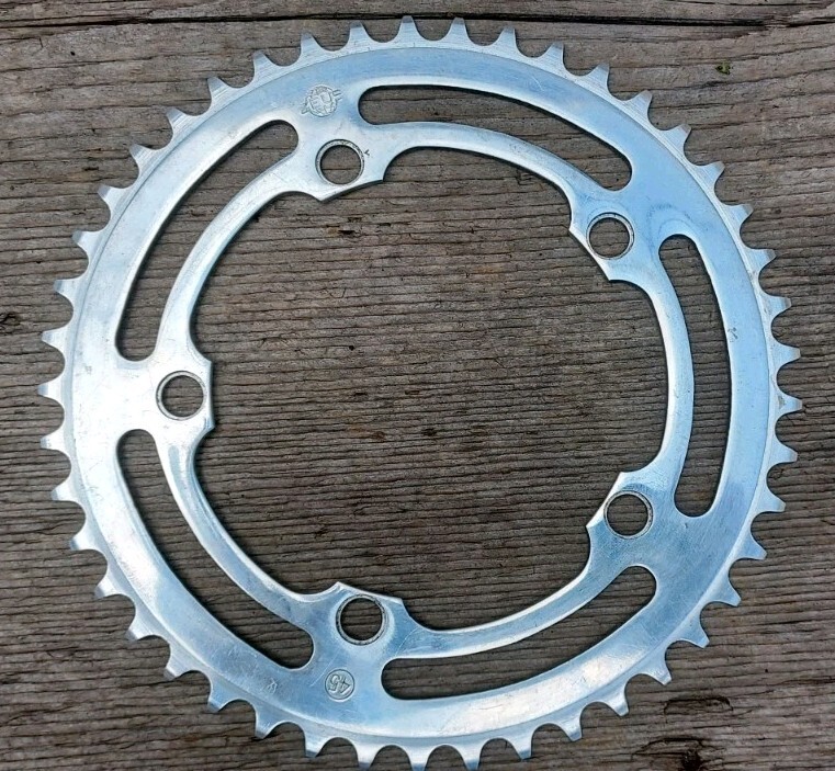 Vintage Zeus Criterium / Pista Chainring 45t, 118mm – 119mm BCD – Excellent!