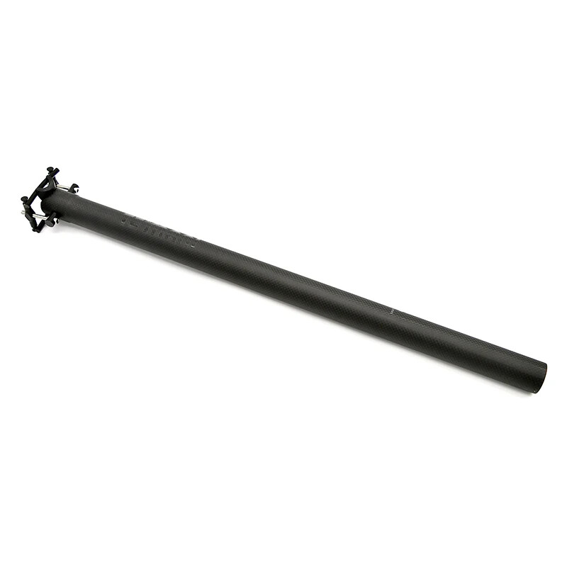 Folded Bike Seatpost Full Carbon Fibre Integrated Seat Post 31.8/33.9/34.9*580mm
