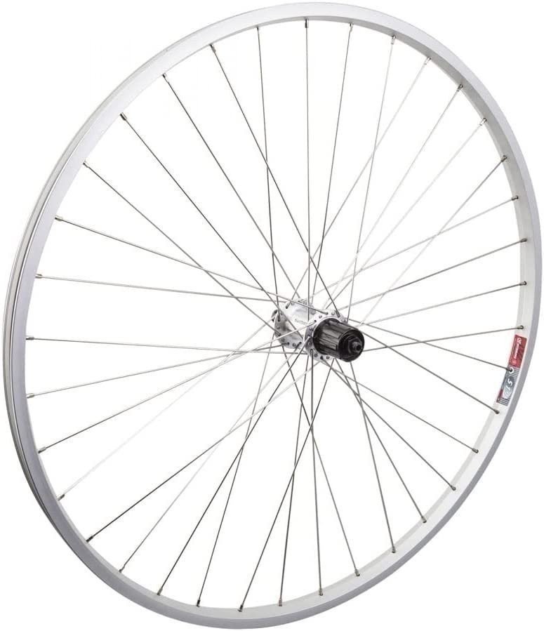 Wheel Master 700c Rear Wheel – Alloy, MT-5010, 8-10sp, QR, Silver, 36H
