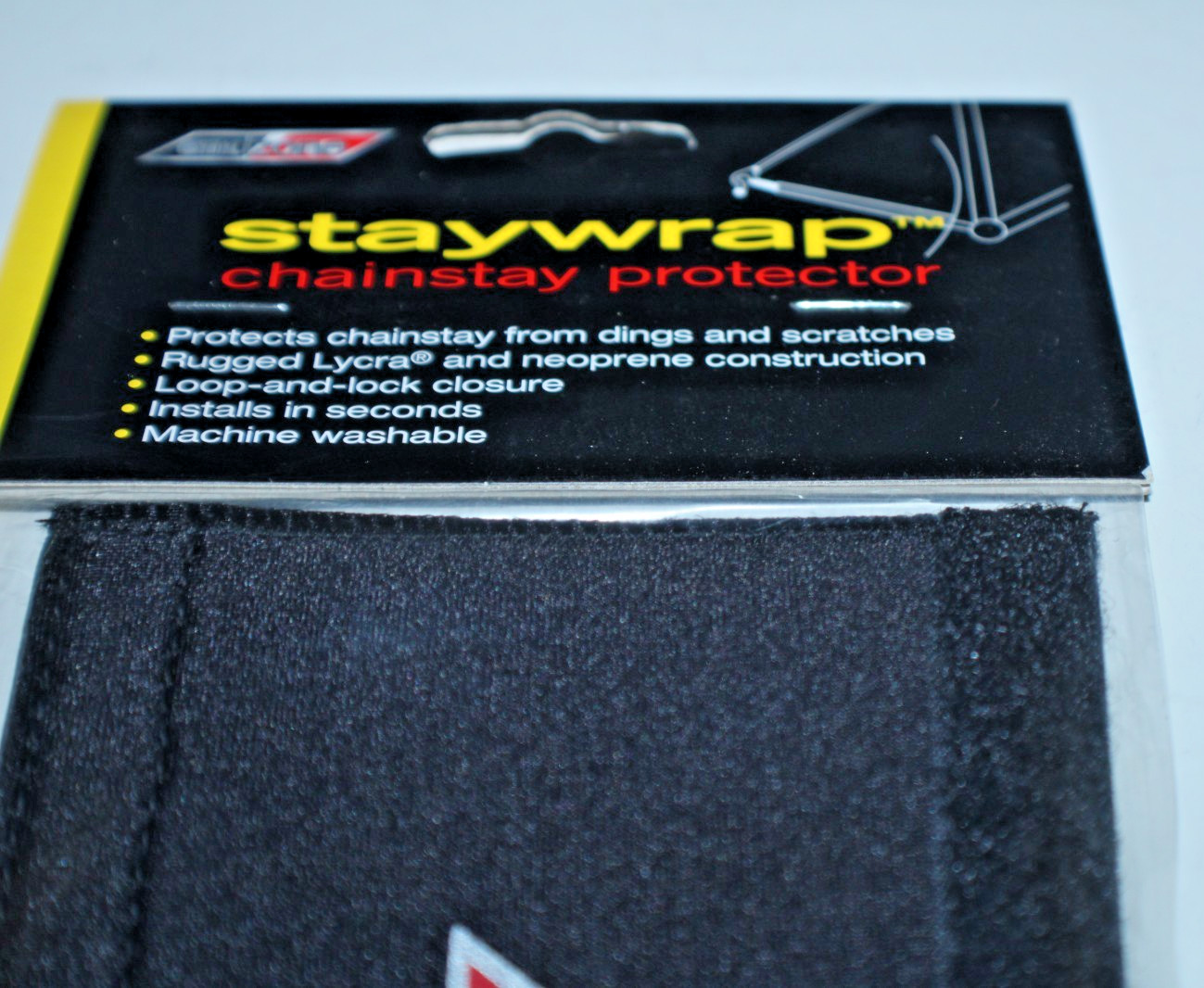 Endzone Staywrap Chainstay Protector Lycra/Neoprene Black Washable!