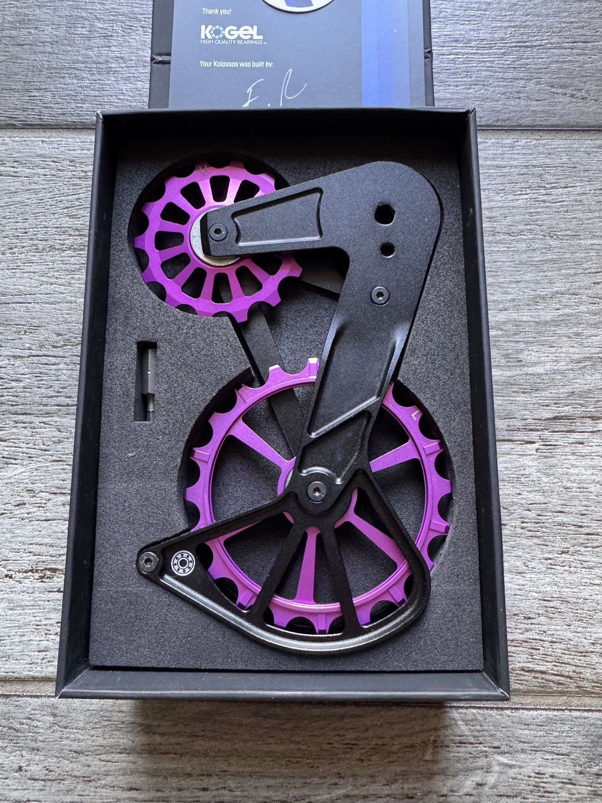 Kogel Bearings Kolossos OSPW Purple SRAM Transmission 12/13 spd