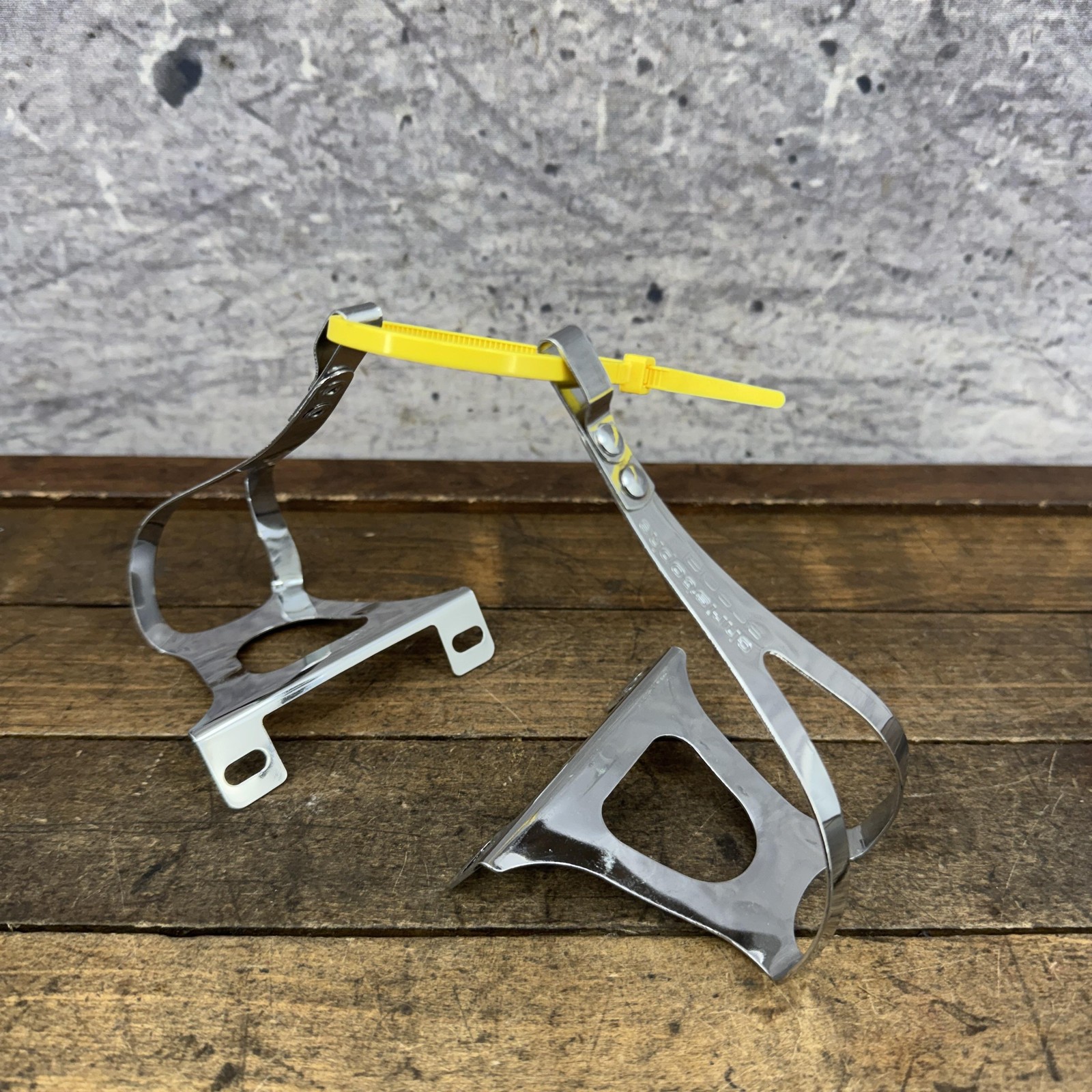 Vintage Christophe Special Toe Clips Silver Steel NOS 80g Road Track France