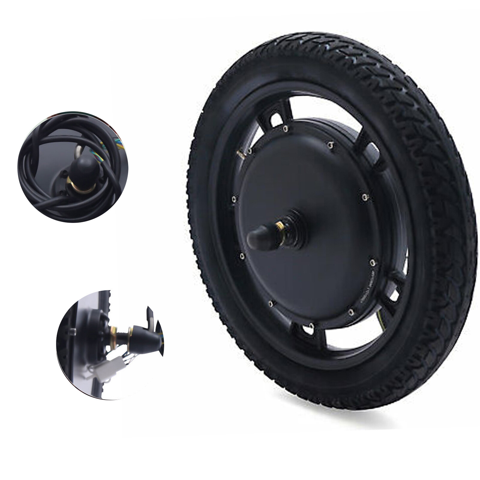 16 Inch Front Wheel Electric Bicycle Conversion Kit 1000W E-Bike Motor 48V