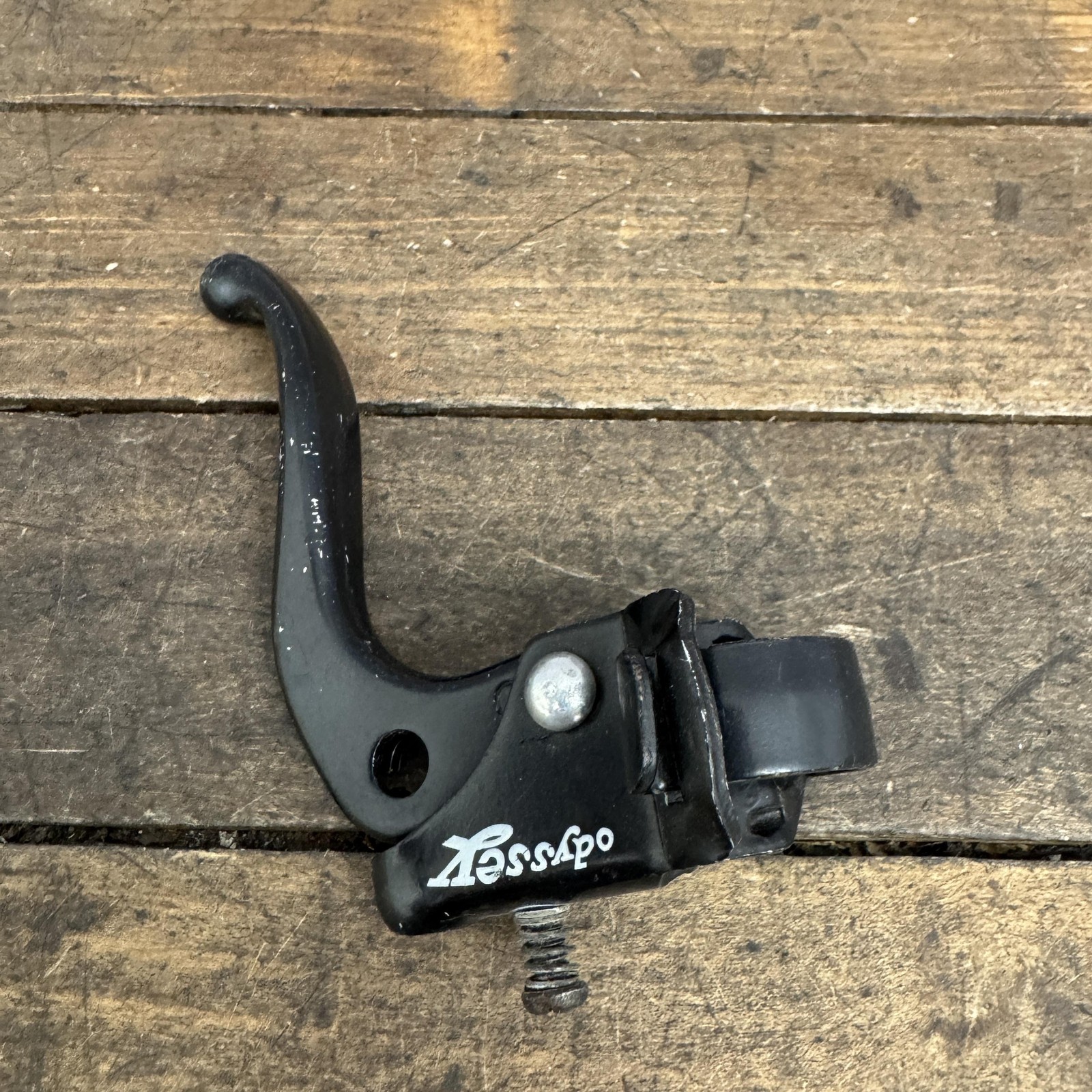 Vintage Odyssey BMX Brake Lever Right Black 2-Finger 22.2mm Clamp BMX Alloy