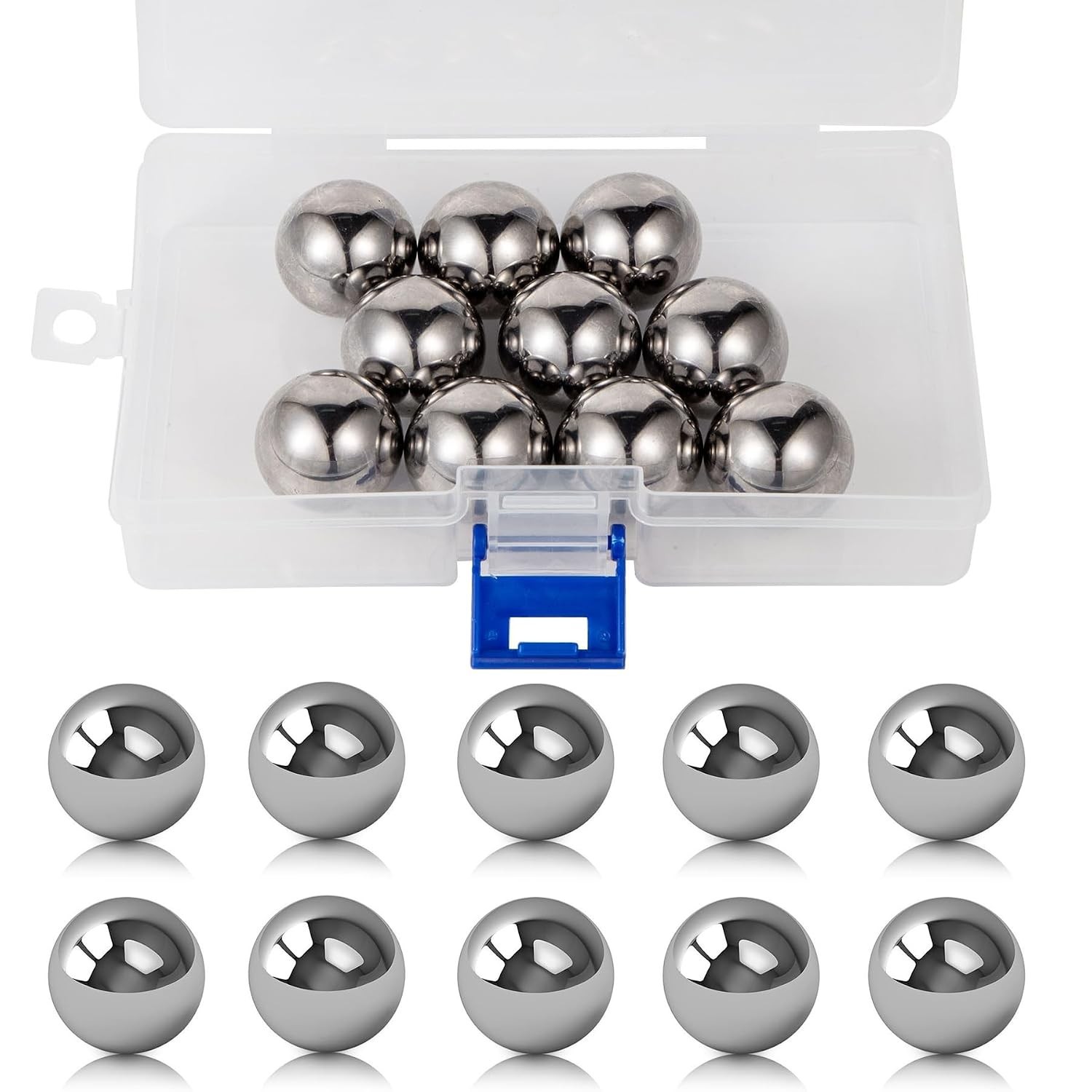 10PCS 1″ Precision Chrome Steel Bearing Balls – Durable & Corrosion-Resistant