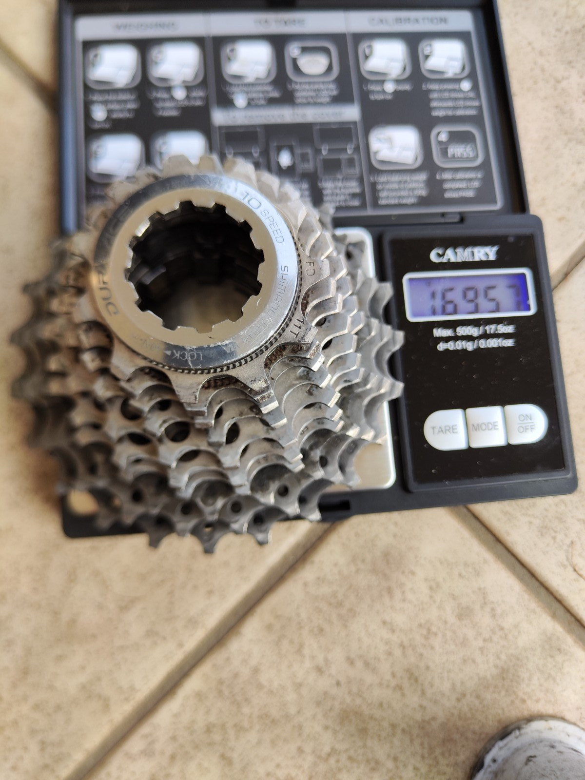 Shimano Dura-Ace CS-7800 11-23 Cassette 10 Speed, HyperGlide Sprocket N4