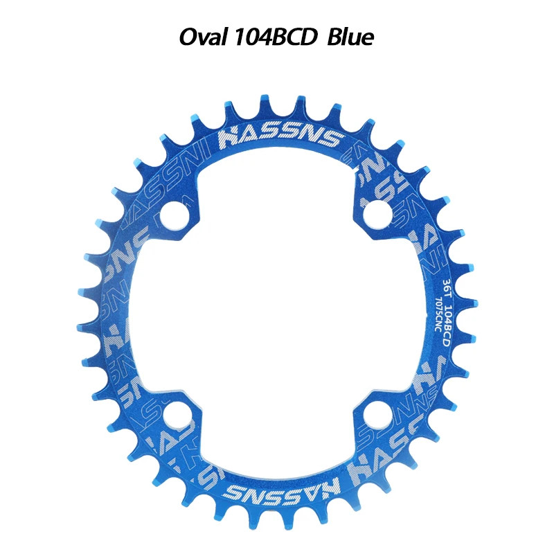 MTB Oval Chainring 104BCD 30T-42T Mountain Bike Bicycle Sprocket Crank
