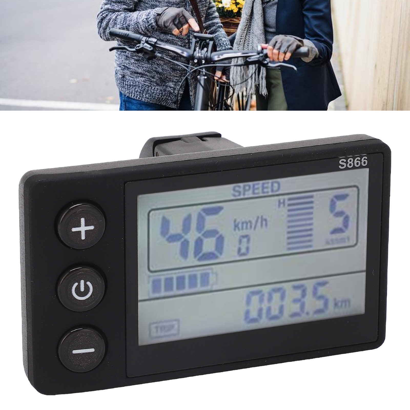 S866 LCD Display 24V-60V For Electric Bike E-Bike
