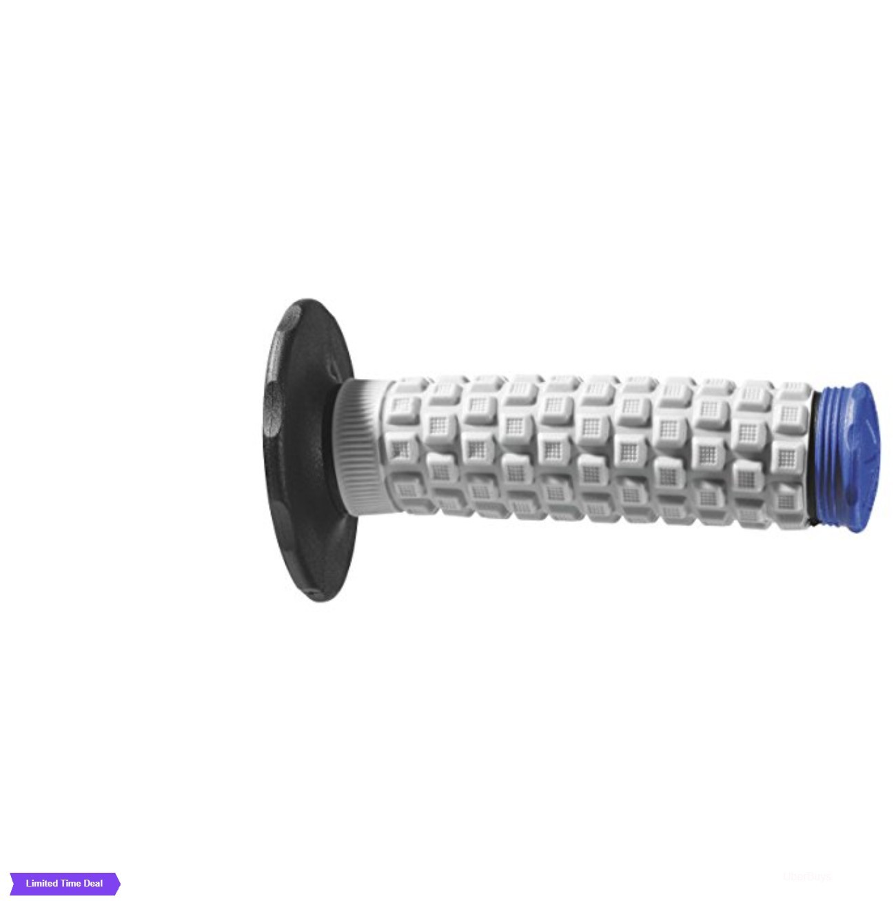 Grips Pillow Top Twist Throttle Grey Blue Dirt Bike Synthetic Rubber