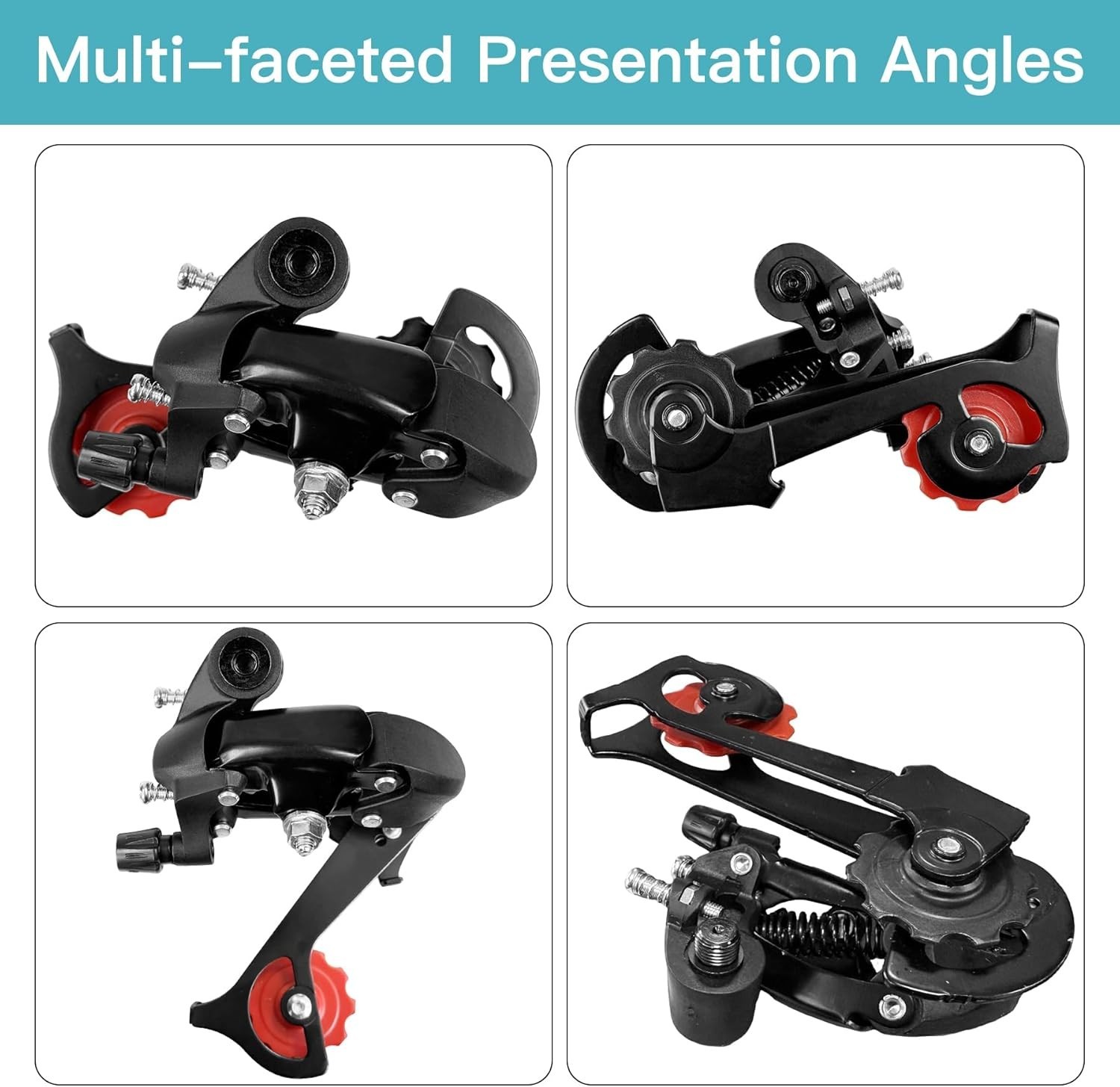 6/7 Speed Rear Derailleur – Direct/Hanger Mount Aluminum Alloy Bicycle Derail…