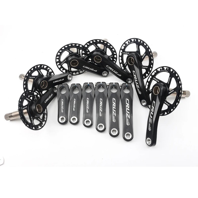 MTB Children Bike Crank 89/98/110/127/140/150mm Kids Folding Bicycle Crankset