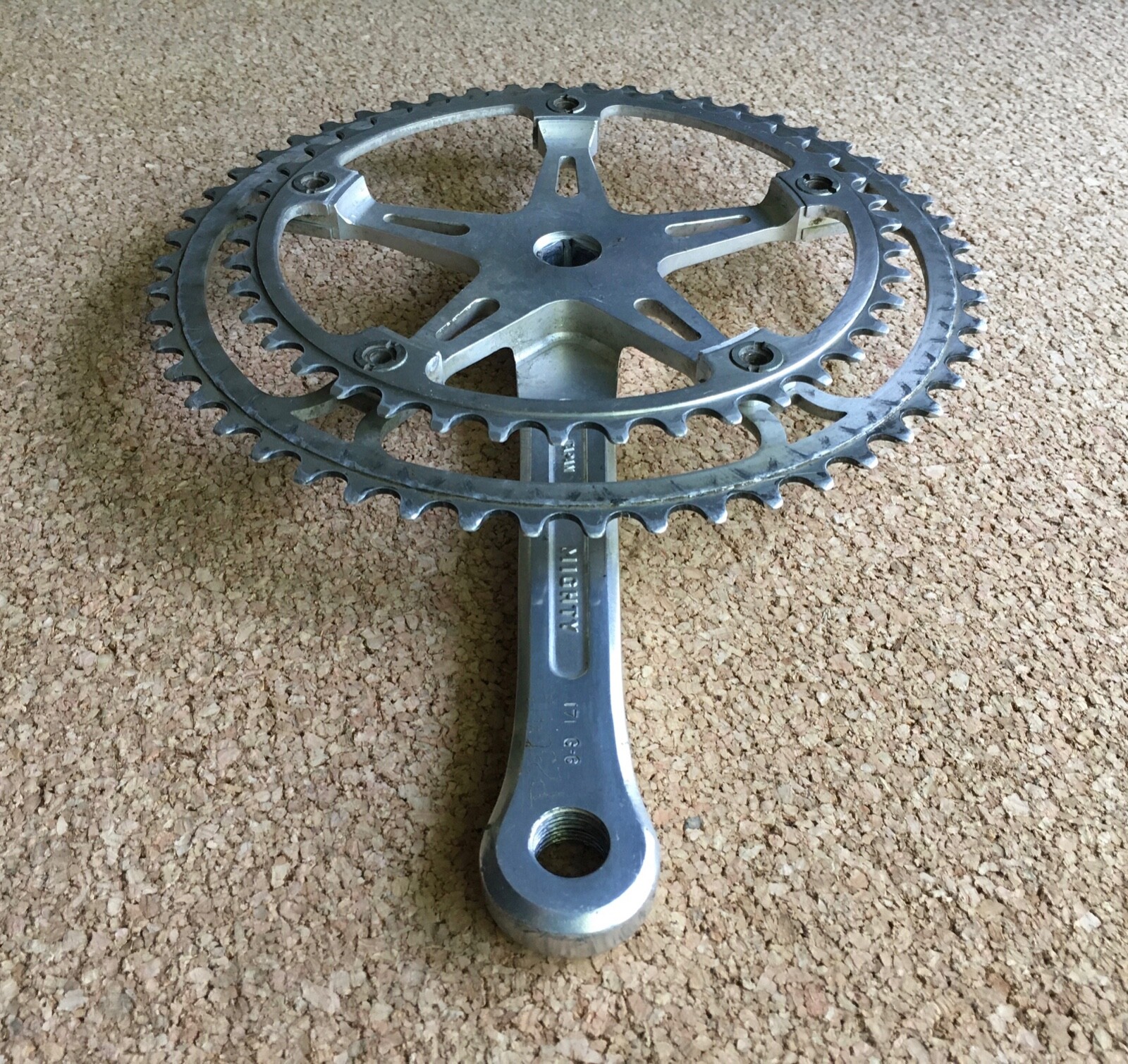 Sugino Mighty Road Bike Crankset 171mm – 52/42 Tooth – Made in Japan