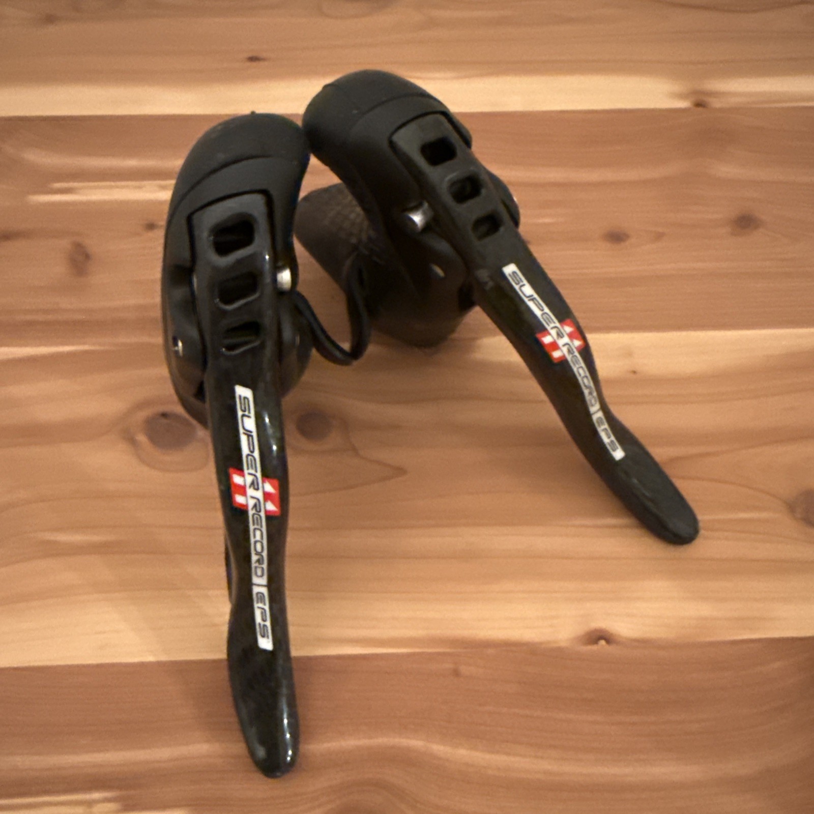 Campagnolo Super Record 11 Speed EPS Electronic Carbon Shifter Brake Levers Pair
