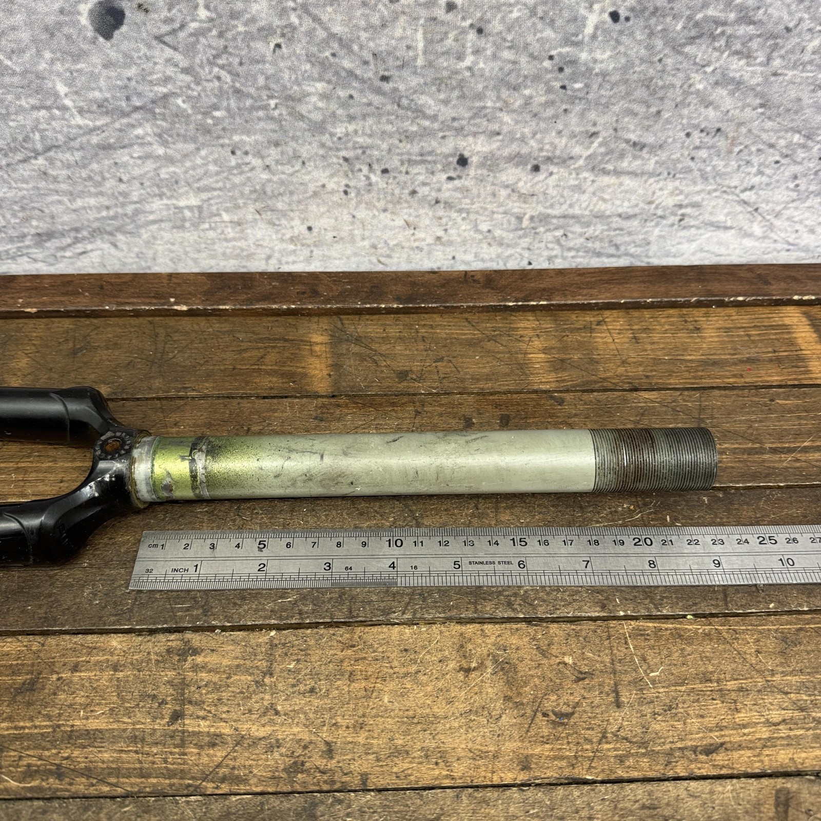 Vintage Puch Road Fork 1 In Threaded 700s Stamped Aero Crown Gipiemme Dropouts