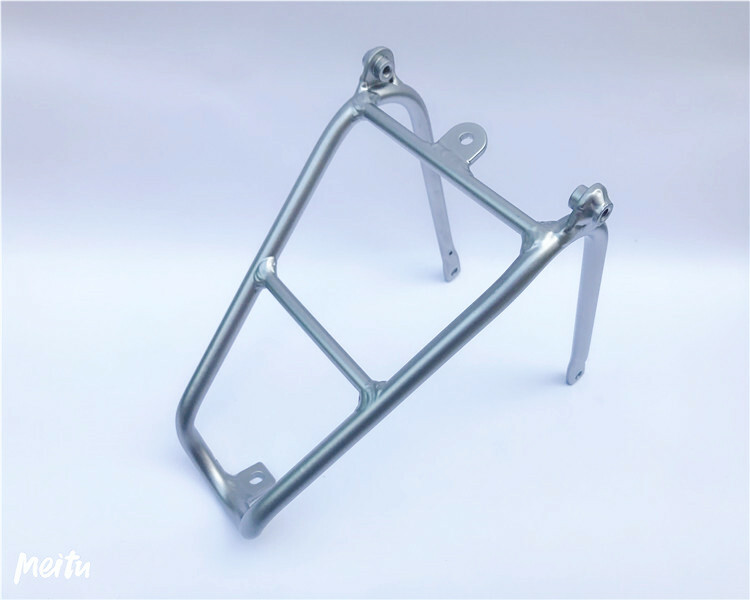 Aolly Rear Rack / EZ Easy wheels for Brompton Bicycle