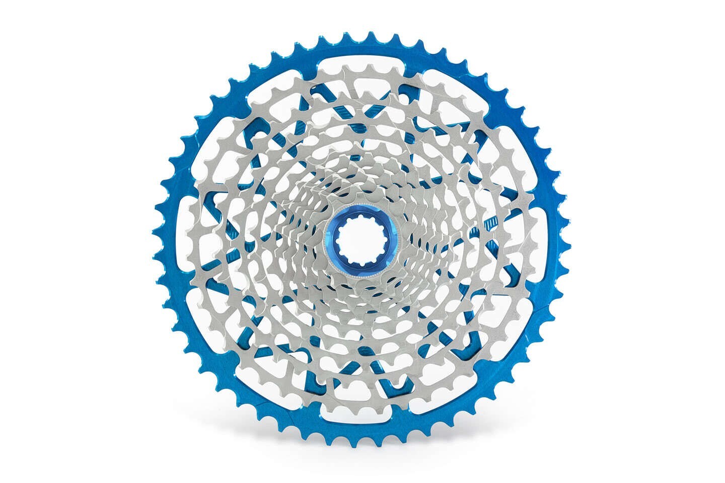 Garbaruk Wide-Range 12-Speed Cassette, Shimano HG (Standard), 11-52T, Blue