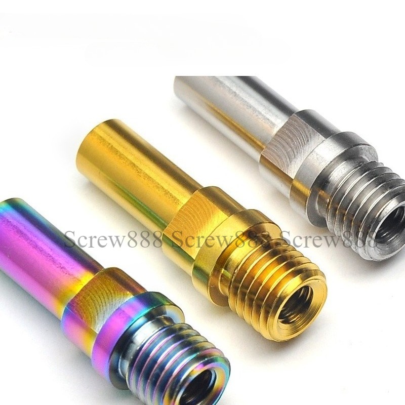 2pcs Titanium Ti Brake Post V-Brake Bosses M8/M10x1.25mm V Brake Seat Bike Bolts