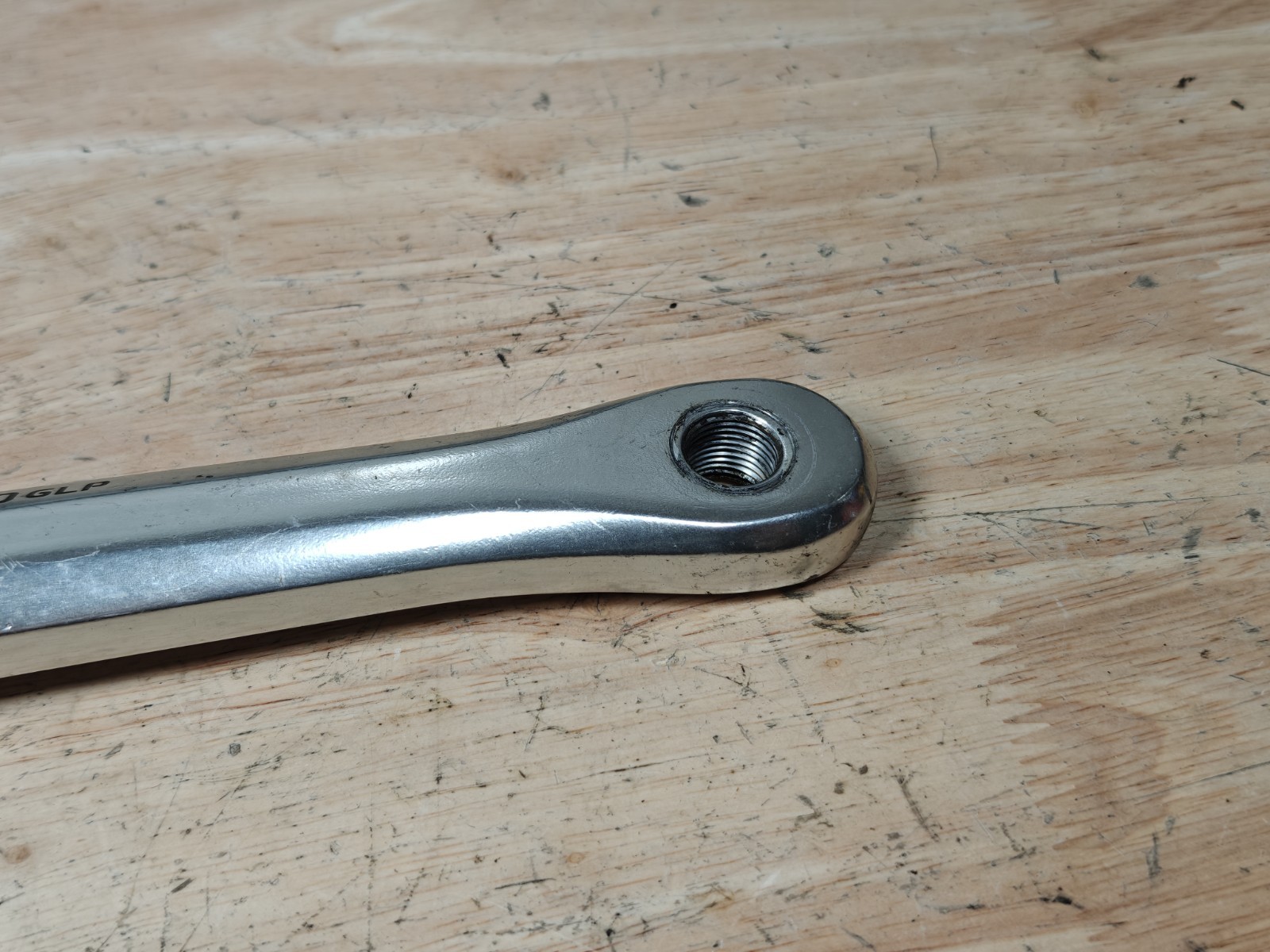 Vintage Sugino GLP Crankset JIS Taper 170mm 52/42 tooth chainrings