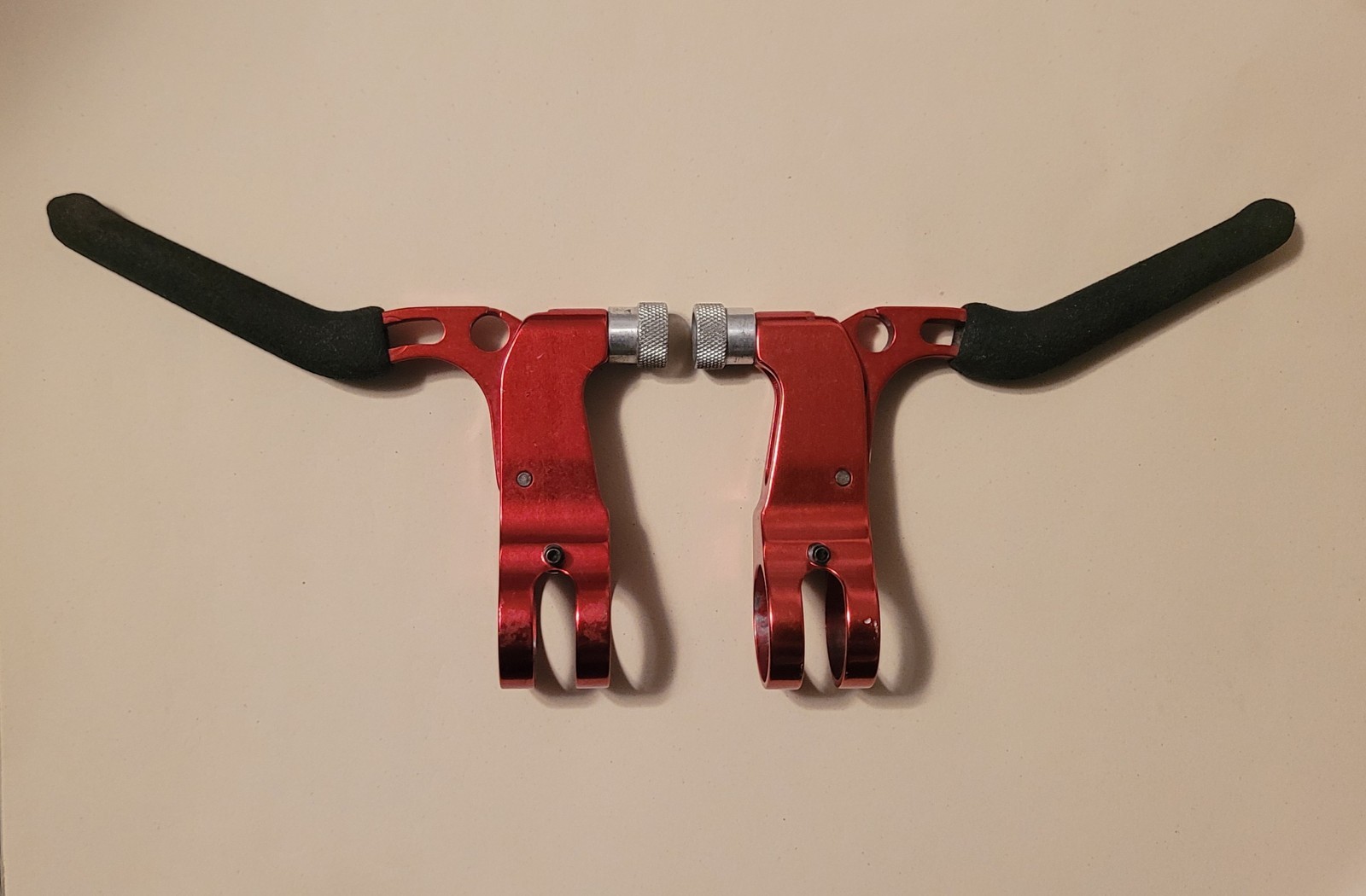 VINTAGE KOOKA-RACHA RED ANODIZED V-BRAKE LEVERS