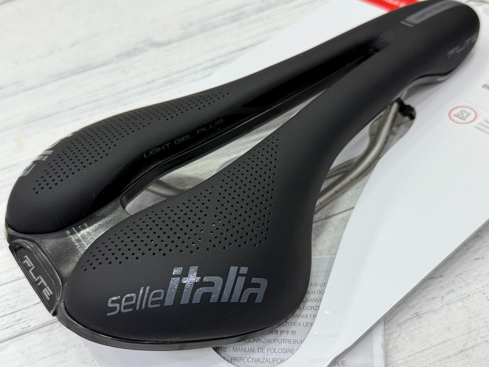 Selle Italia Flite Boost Gravel S3 TI316 Superflow Saddle (Black)