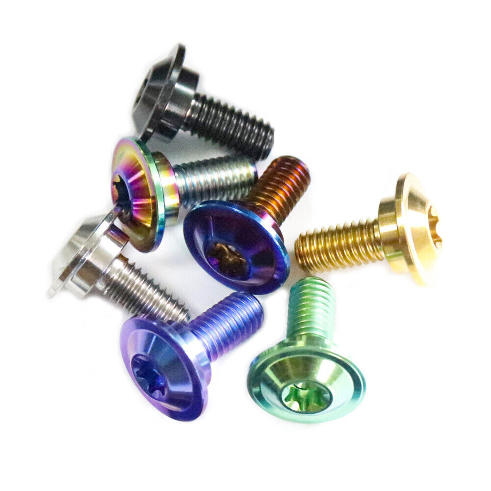 Titanium Steps Screws M5×14mm M6×15mm Internal Torx Flying saucer head Bolts