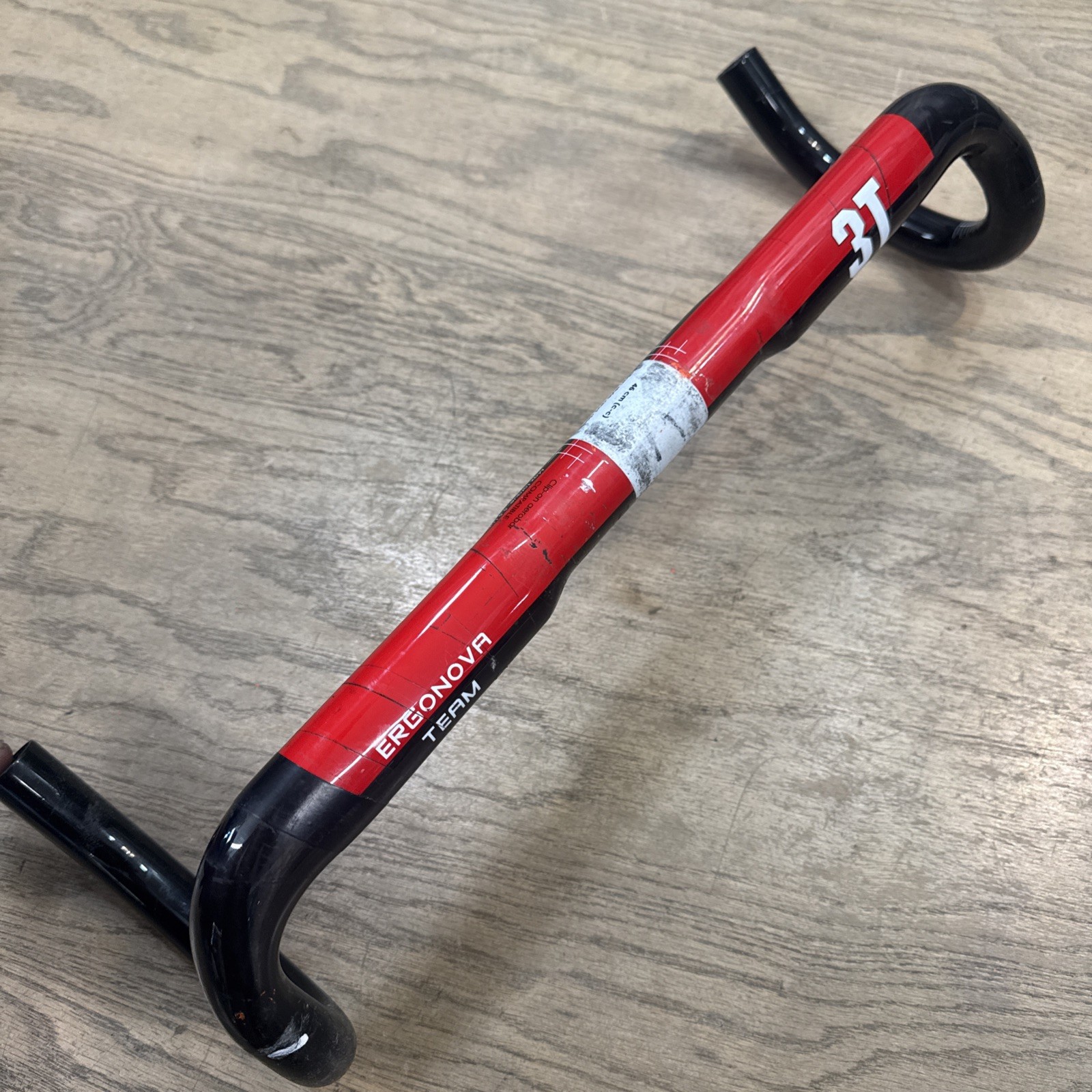 3T ErgoNova Team Carbon Road Bike Drop Handlebars 31.8 x 42cm