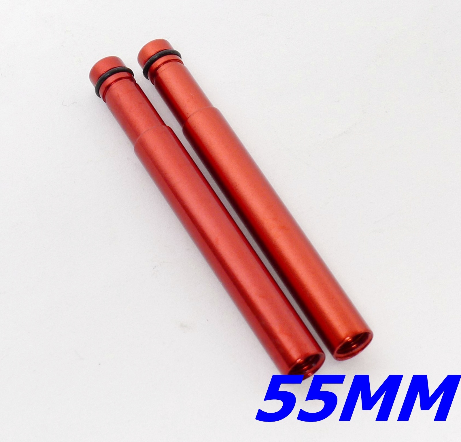 mr-ride 7075 CNC Presta Valve extenders 55mm Anodized Red 2pc