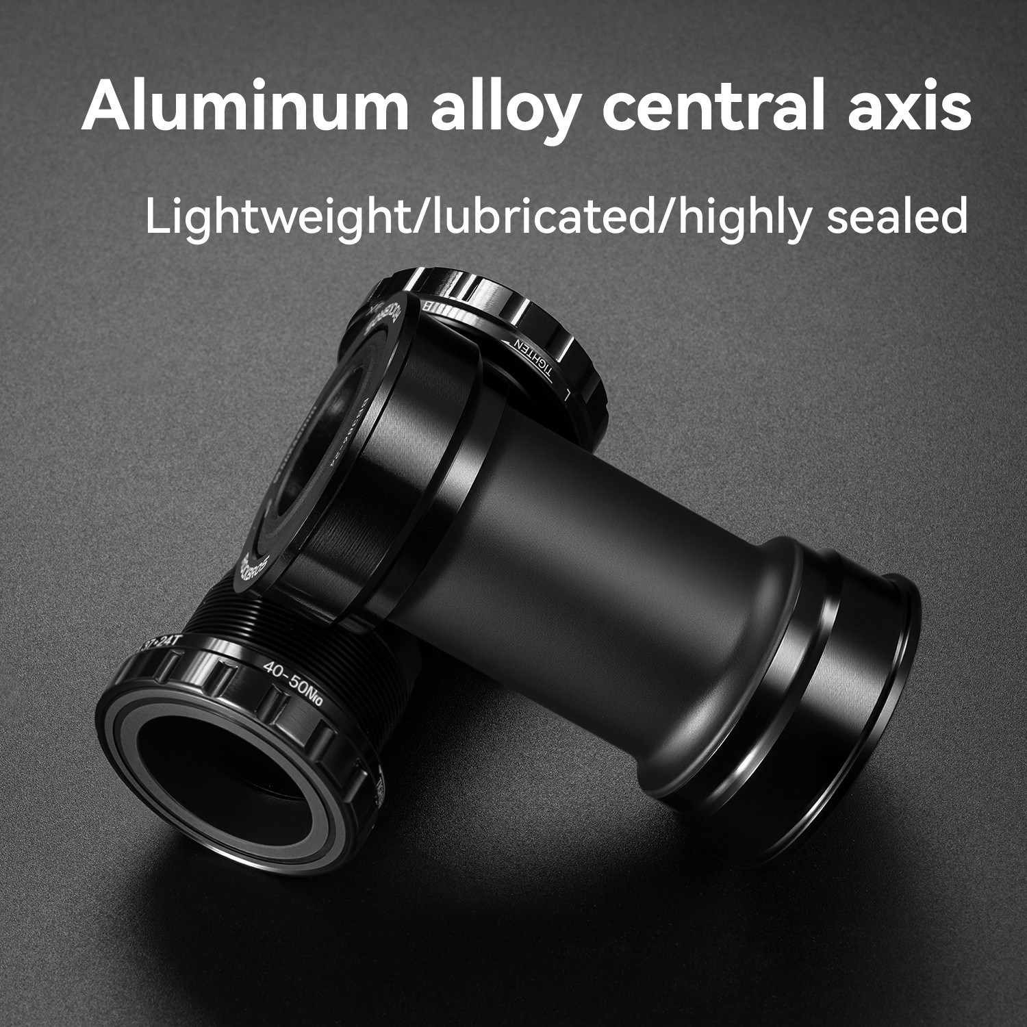 ROCKBROS Bike Aluminum Alloy Cartridge Bottom Bracket Fits 68-120mm Lightweight
