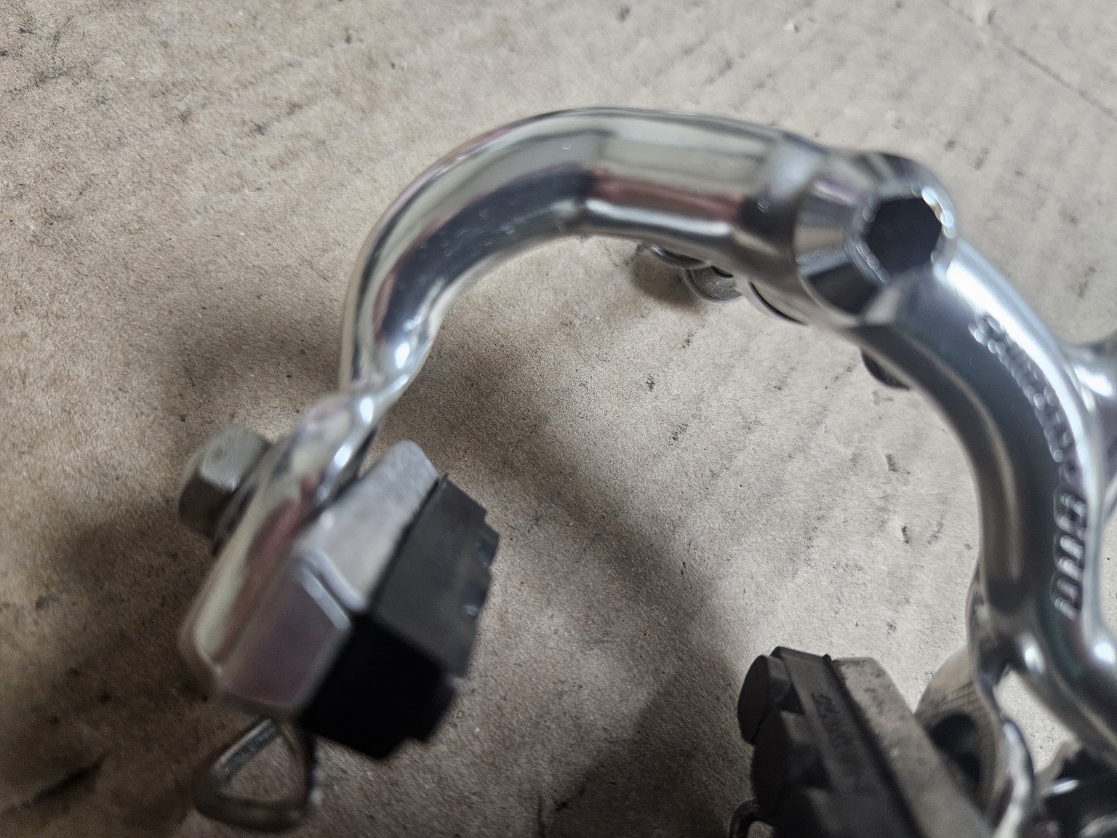 Vintage Shimano 600EX BR-6200 Arabesque Caliper Brakeset, single pivot, nutted