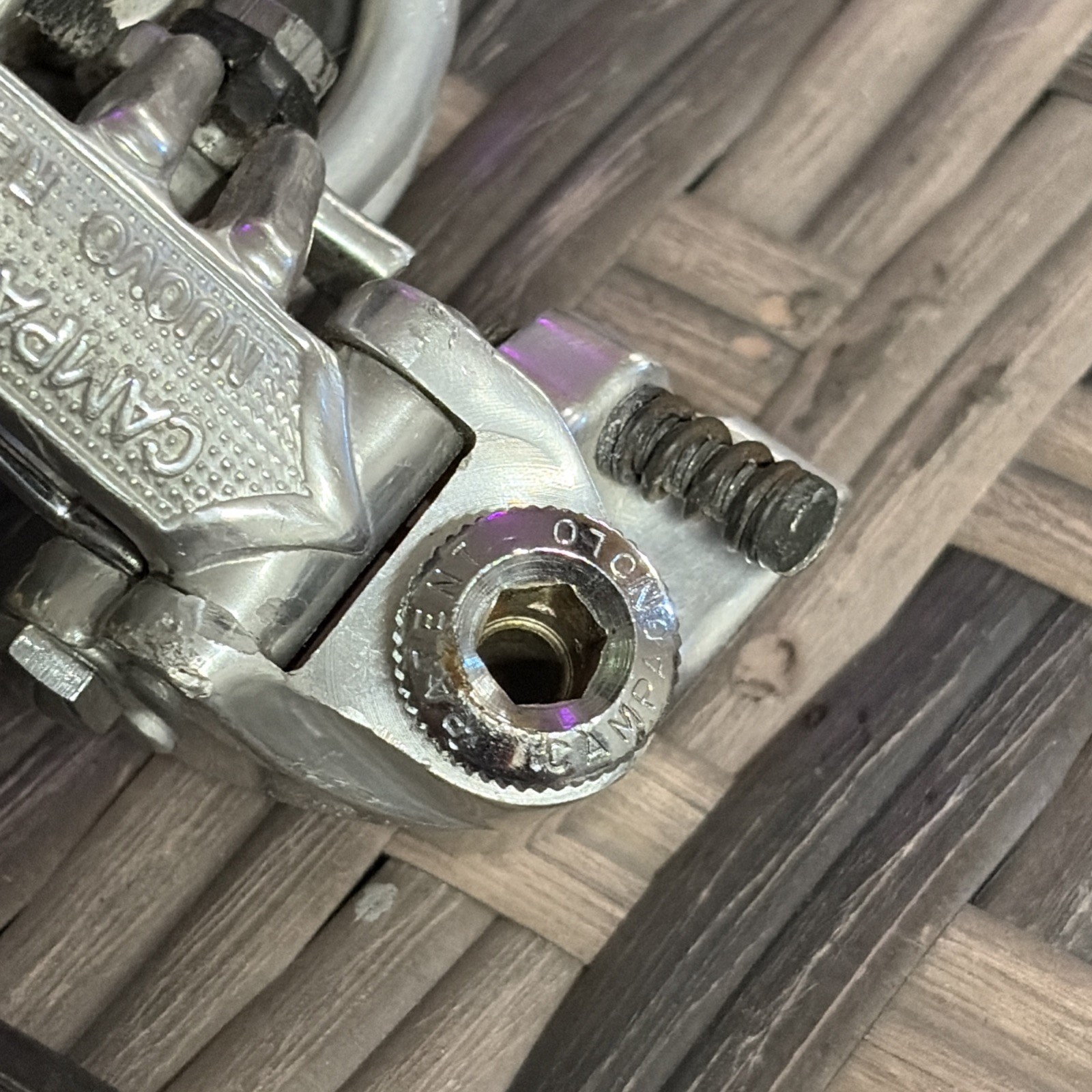 Vintage Campagnolo Nuovo Record Rear Derailleur Italy Road Classic
