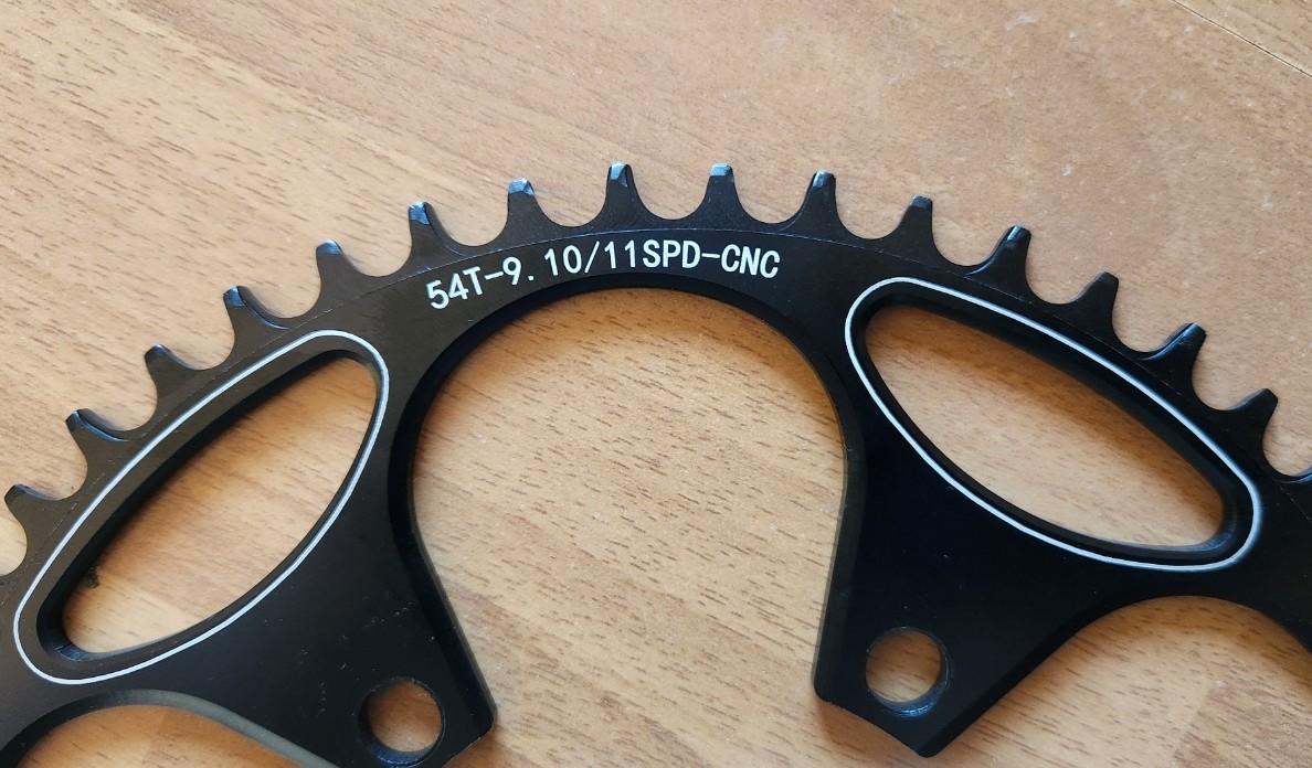 YBEKI 110BCD Narrow‑Wide Chainring CNC 7075‑T6 Aluminum 8‑12 Speed Road Bike 58T