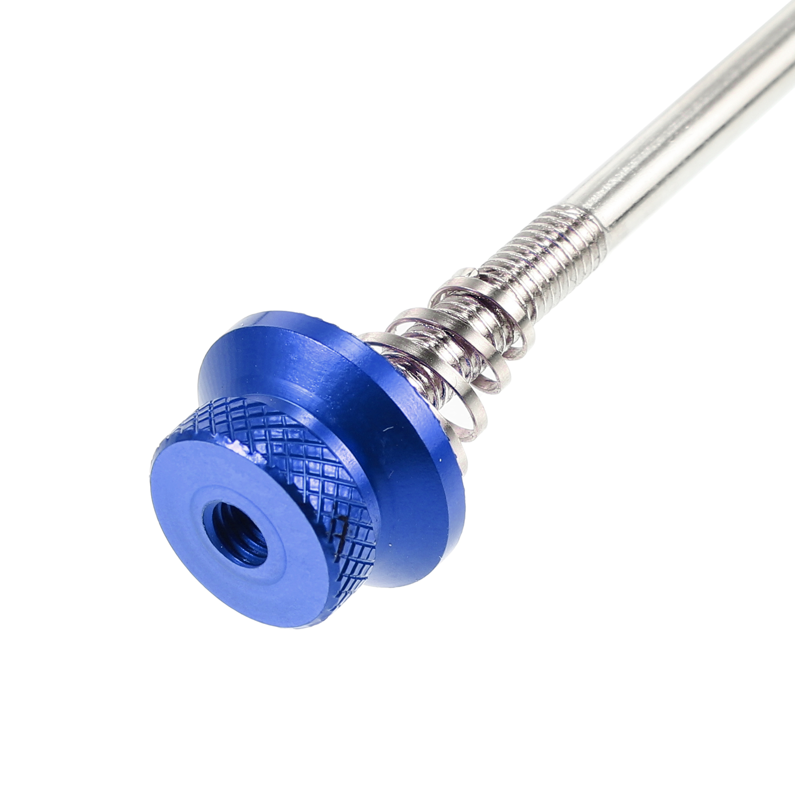 1 Pair Front Rear Bicycle Quick Release Axles Skewers Wheel Hub Blue for MTB