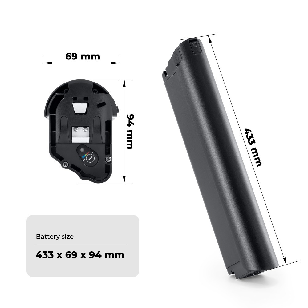 Lectric XPeak and XPress High-Step Step-Thru Ebike Battery 48V 12.8Ah