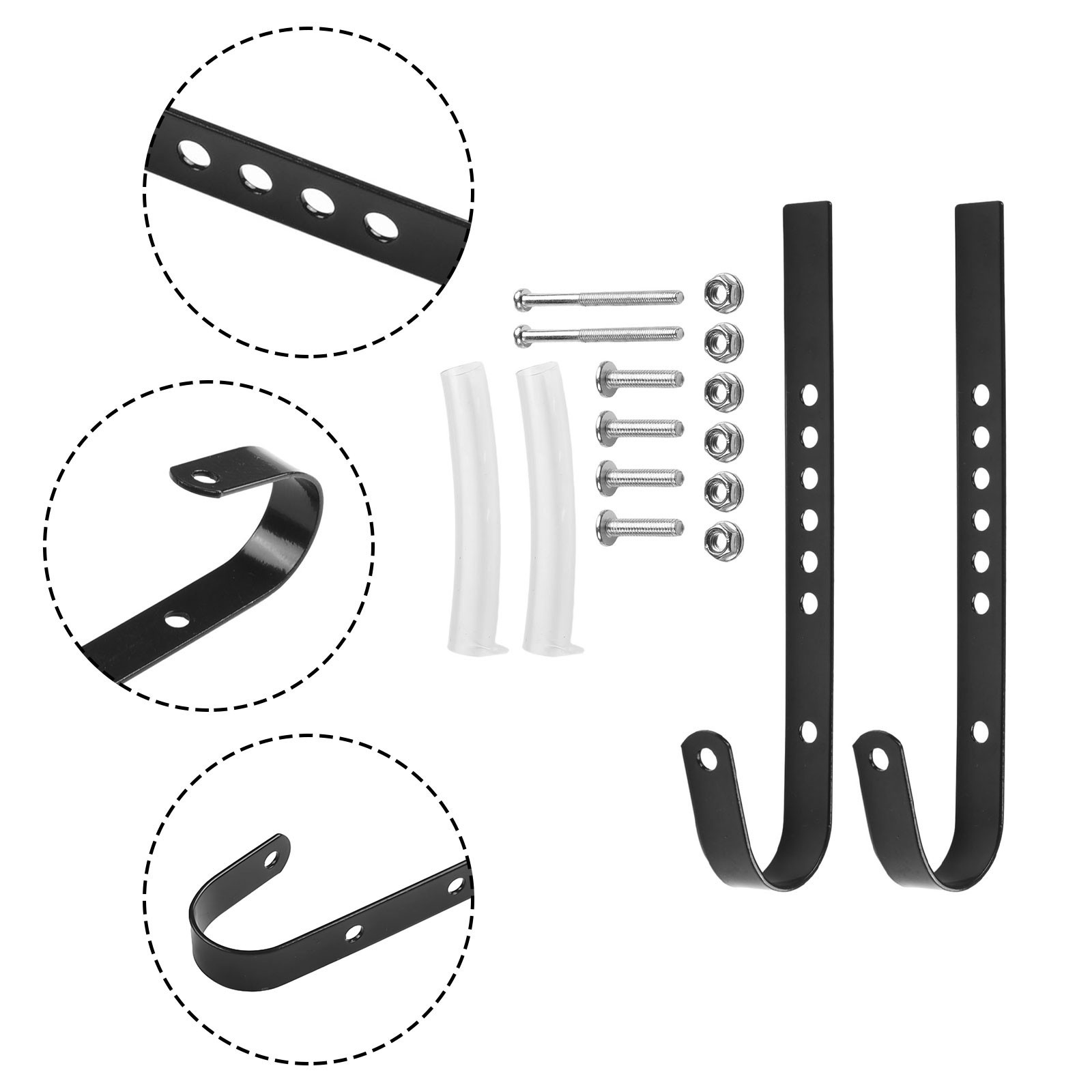 Heavy Duty Hooks for Scooter Bike Front Baskets Stable and Secure Attachment