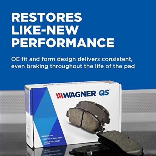 QS Disc Brake Pad Set, Chamfered Edges for Smooth, Quiet ZD741 QS – Ceramic